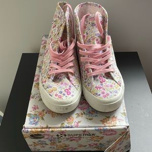 Loveshackfancy x Superga high top sneakers